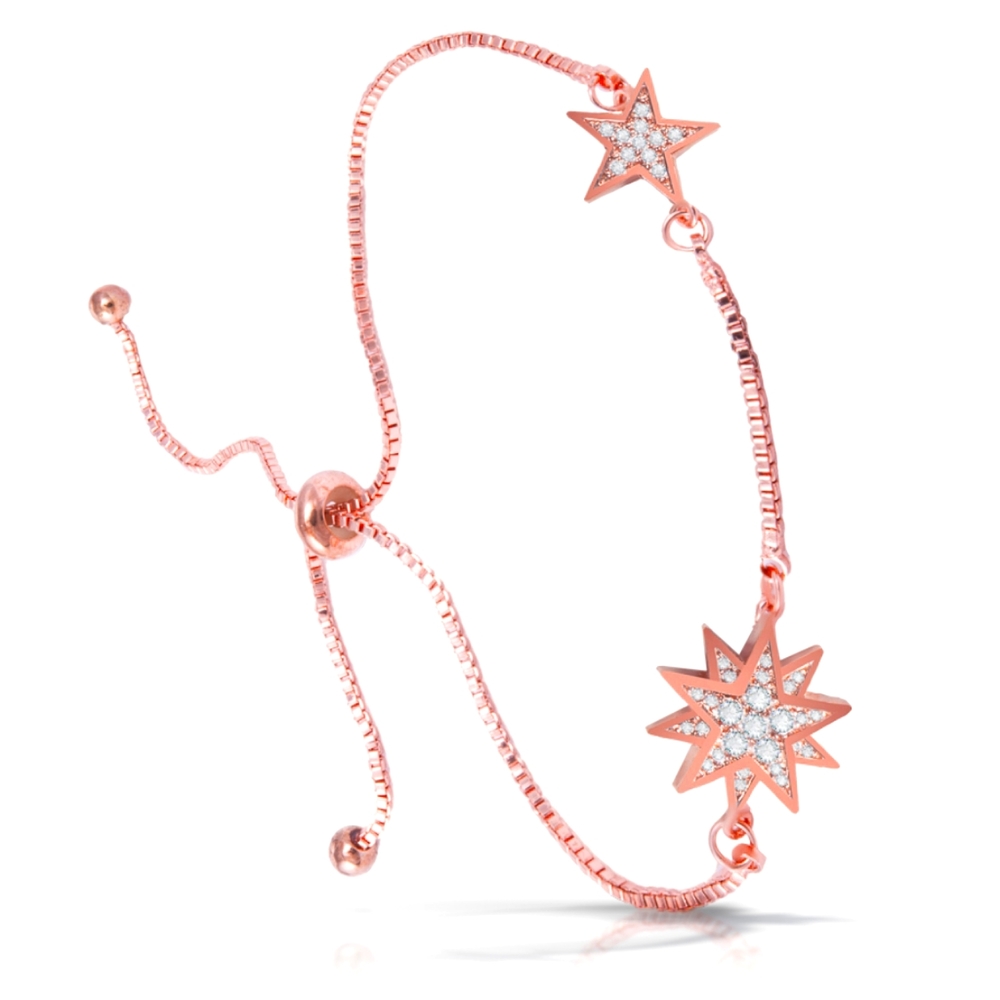 NWT!! TWO STARS ADJUSTABLE BRACELET – by Amanda Blu